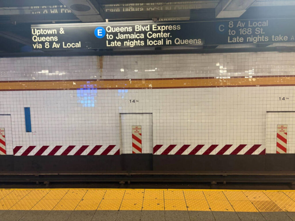 View of the 14th Street Subway Station