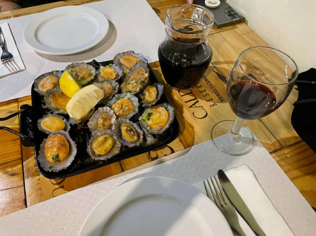 A dinner served in A Tasca in Ponta Delgada