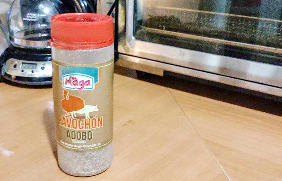 View of Adobo seasoning in Puerto Rico household