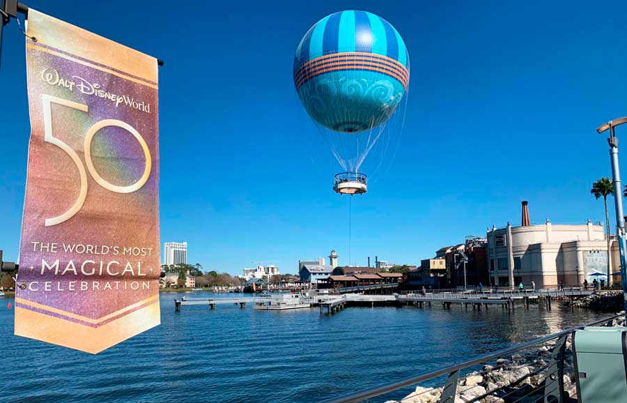 The hot air balloon ride in Aerophile