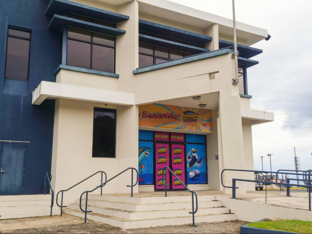 Exterior view of the Aguadilla Shark Roller Rink
