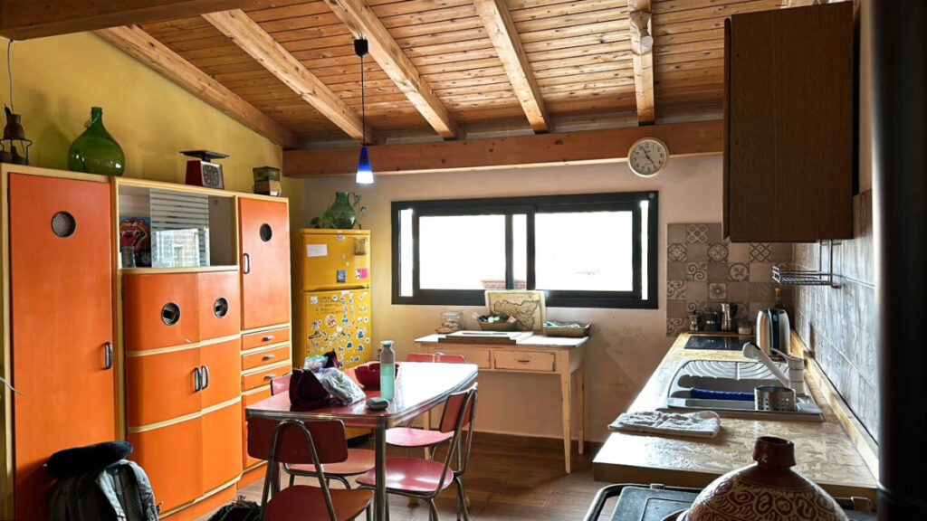 View of the colorful and cozy Airbnb in Catania