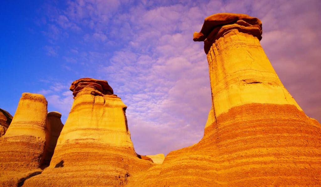 View of Alberta Badlands