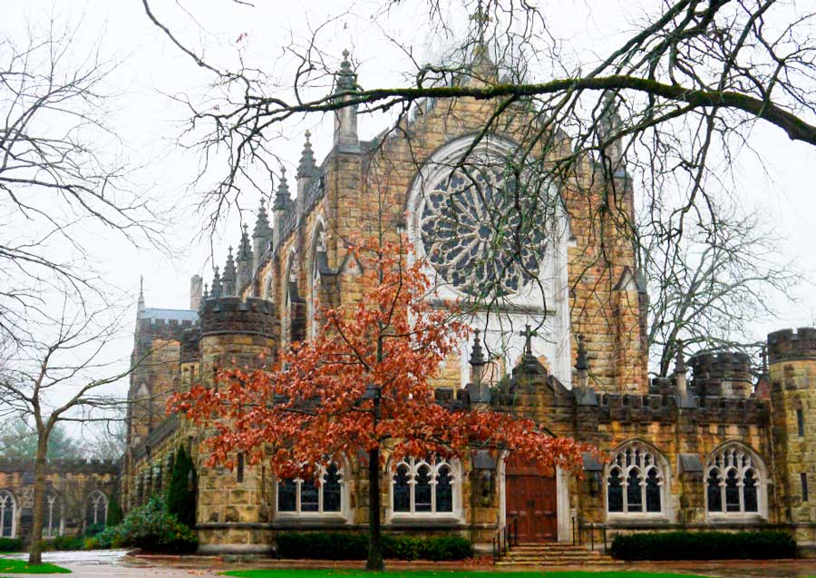 View of the All Saints' Chapel at the University of the South
