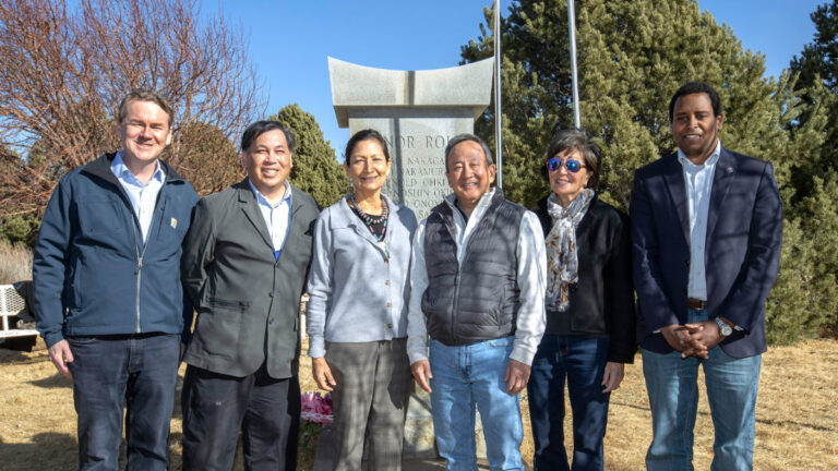 Secretary Haaland and Colorado officials visit the Amache site in 2022