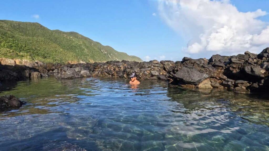Andrew enjoying his day at Annaly Bay Tide Pools
