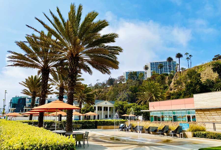 View from the Annenberg Community Beach House