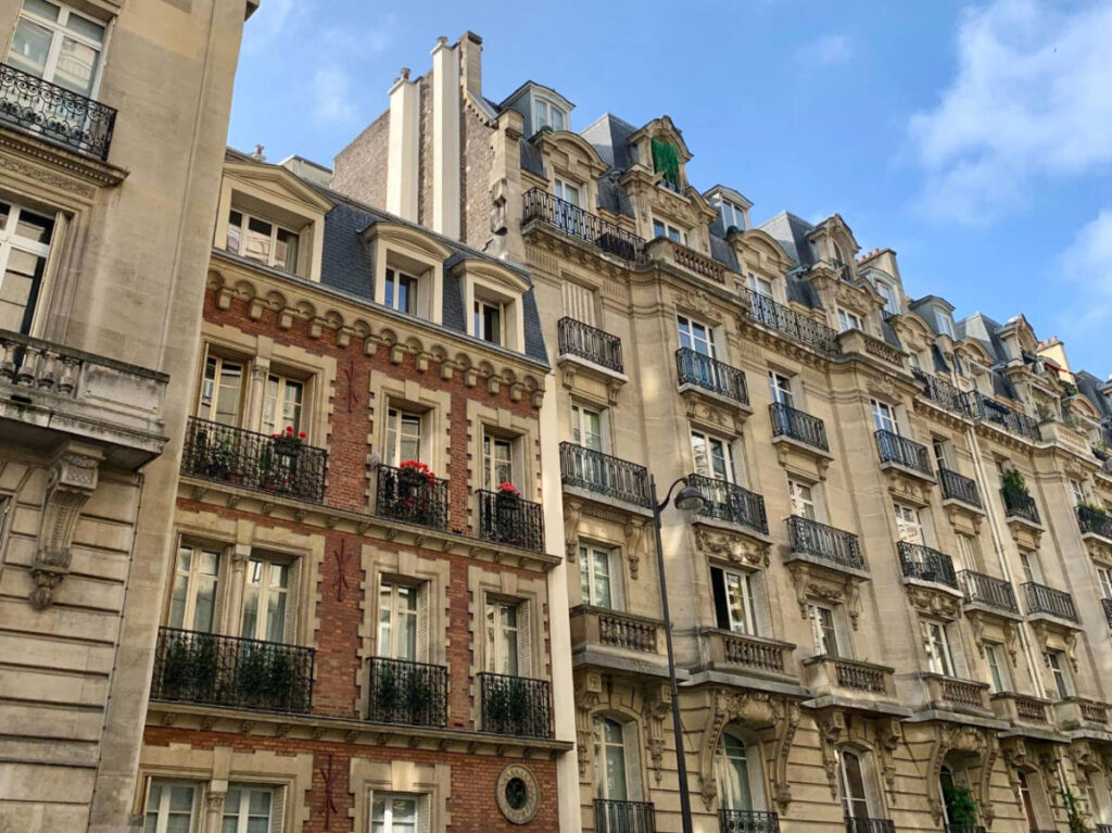 Apartment buildings at the 16th arrondissement