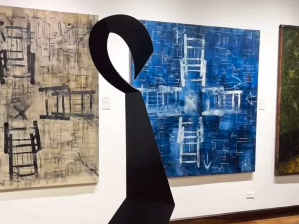 View of the artworks at Museo Bellapart