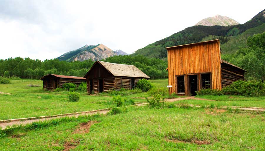 View from the Ashcroft Ghost Town in Aspen