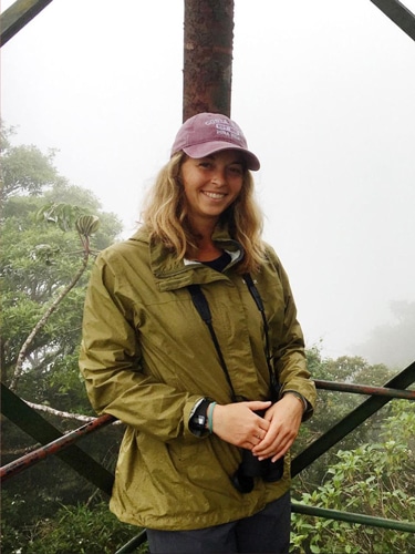 Ashleigh Bandimere smiling for a photo in Costa Rica