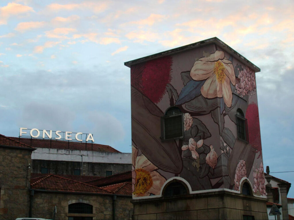 View of the Fonseca winery in Porto’s Gaia neighborhood