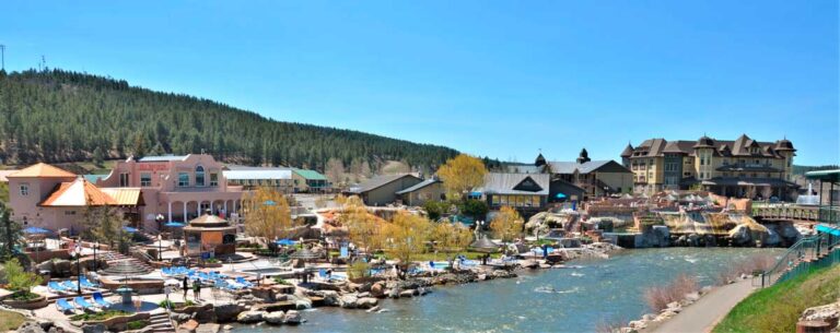 Overlooking view of Pagosa Springs