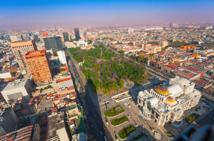 View of Mexico City from Torre Latinoamerica