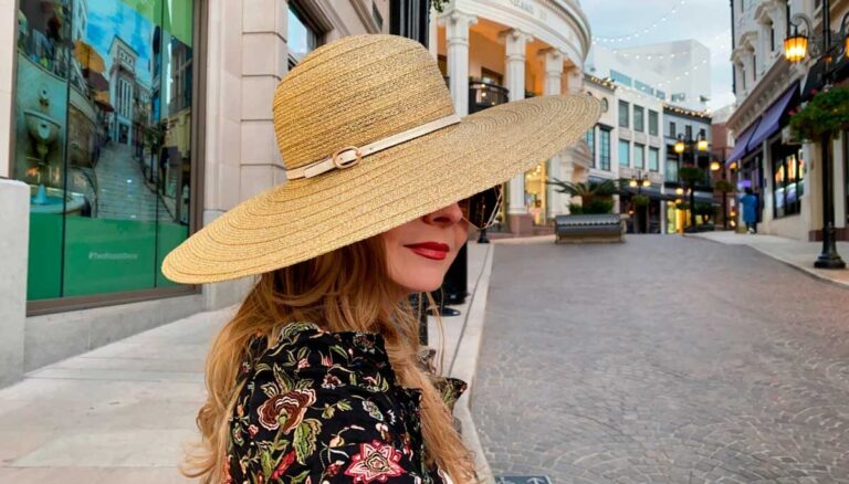 The author Jericha in one of the streets in Los Angeles