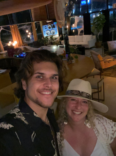 Author Jess and friend at Sound by the Sea