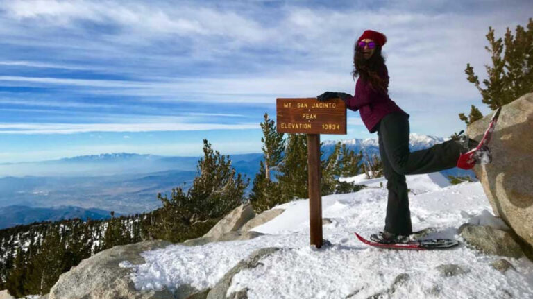 The author, McKenna Mobley posing for a photo in Mount San Jacinto State Park