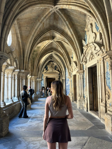 Author Sky walking at Porto Cathedral