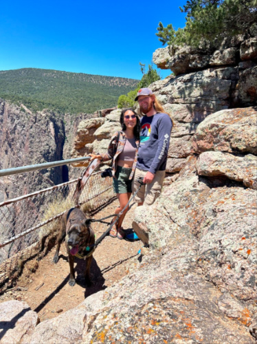 Author Abigail and her family at Black Canyon of the Gunnison