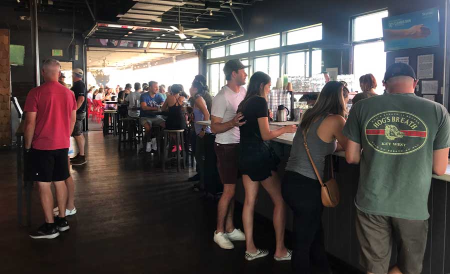 People inside the Avanti Food & Beverage