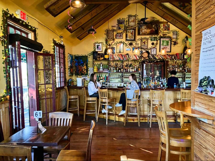 Inside look of the Bacchanal Fine Wine and Spirits