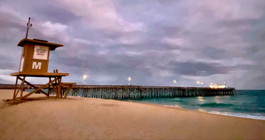 The Ruby’s Diner at the end of the Balboa Pier