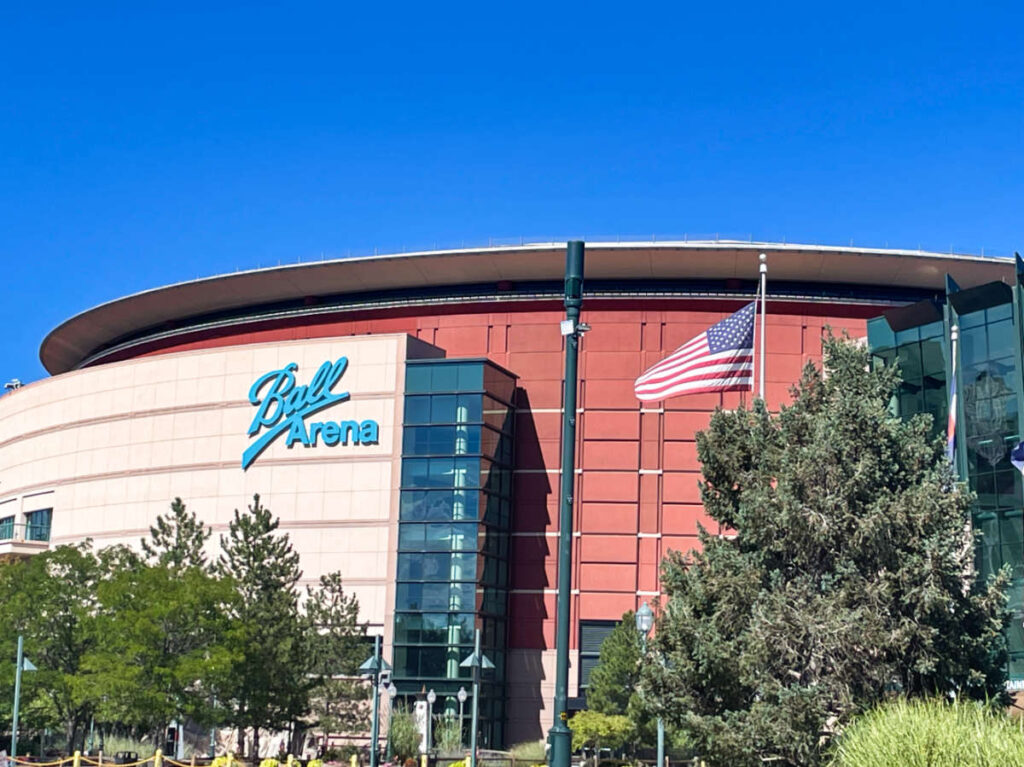 Exterior view of the Ball Arena