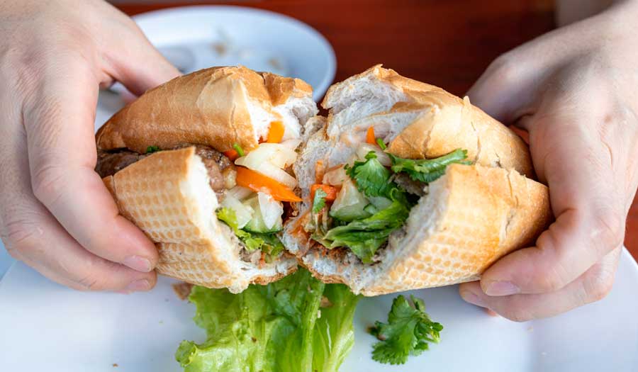 A Vietnamese sandwich from Bánh Mì Saigon