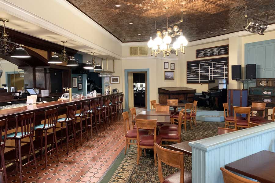 View inside a bar in Disney’s Port Orleans Resort - Riverside