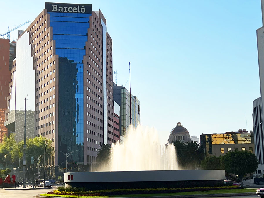 View of the Barcelo building from the outside