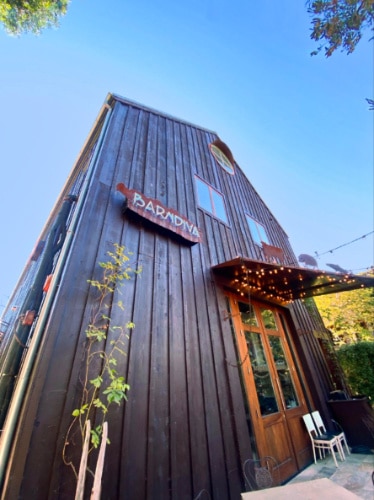 Exterior view of the Barndiva in Healdsburg