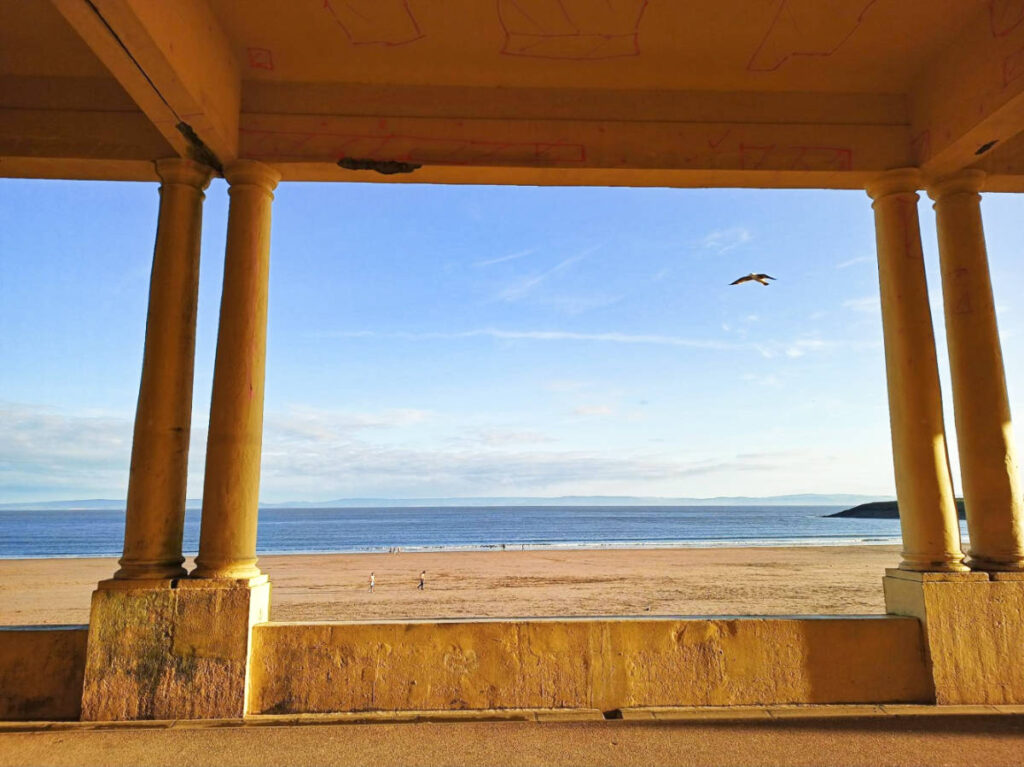 Scenic view of Barry Island Promenade