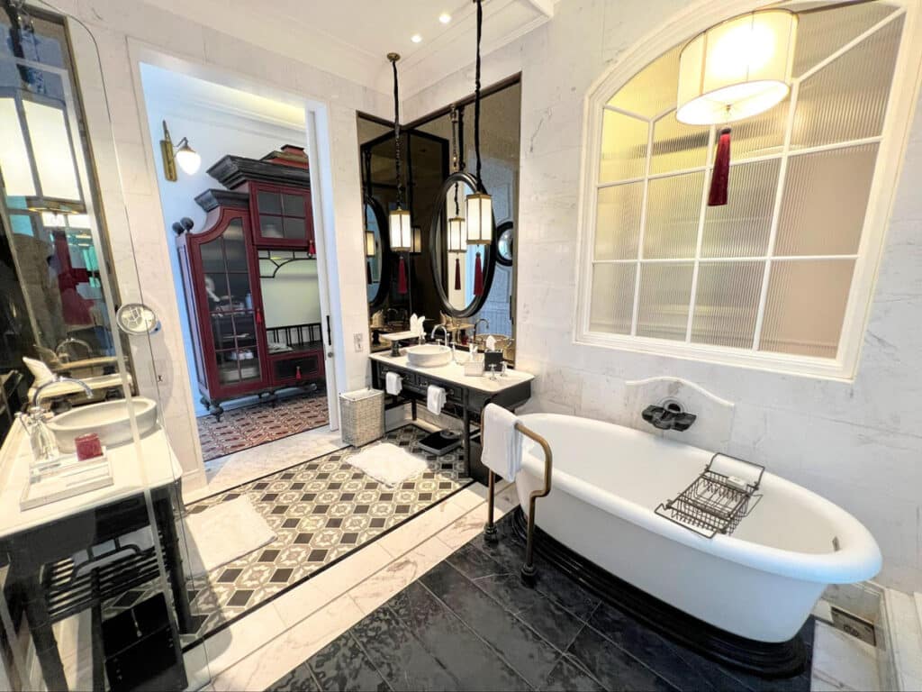 View inside the bathroom in a room at the Department of Conchology