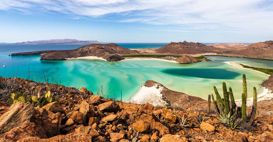 Scenic view from Bay Baja