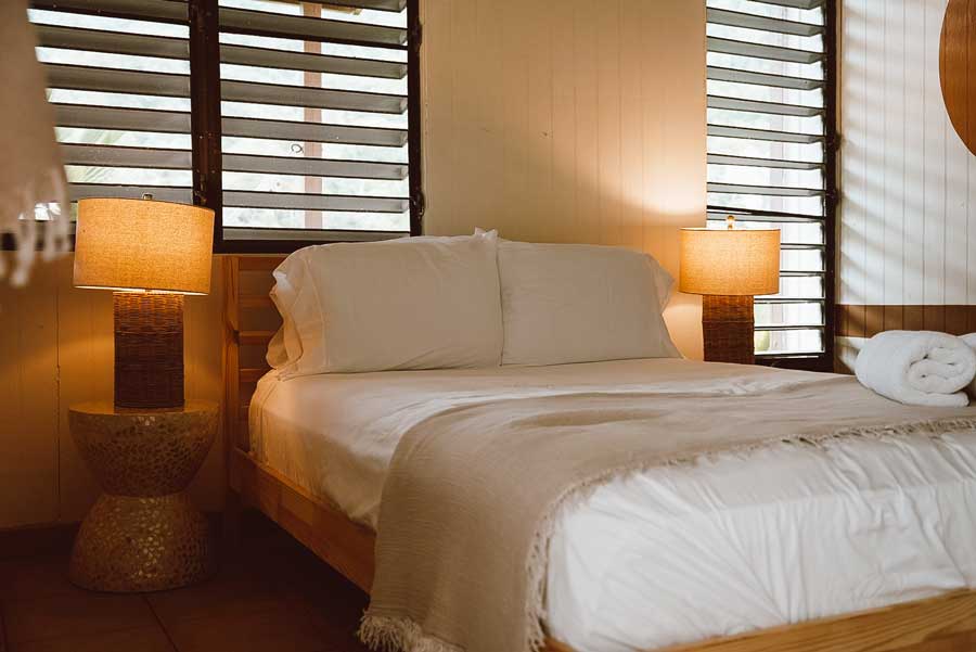 View of a bed inside a room in Casa Grande Mountain Retreat