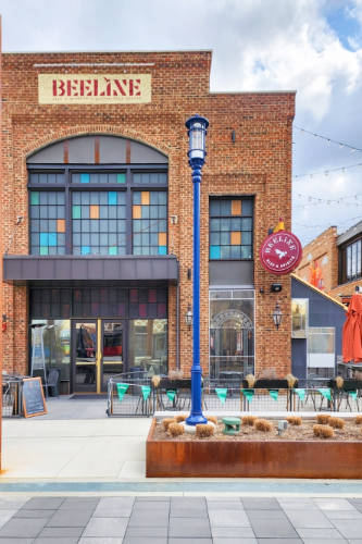 The Beeline building from the outside at Easton Town Center