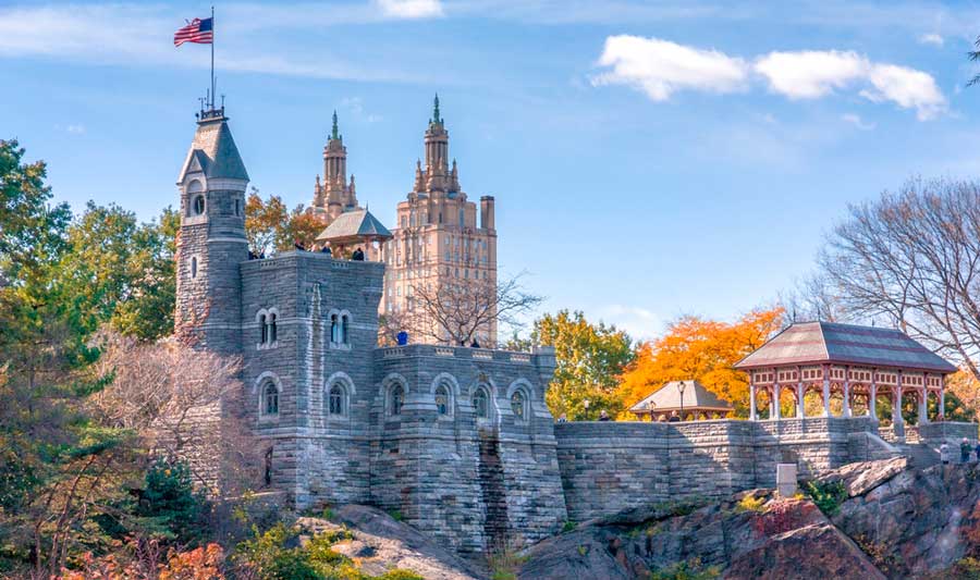 The Belvedere Castle from the outside
