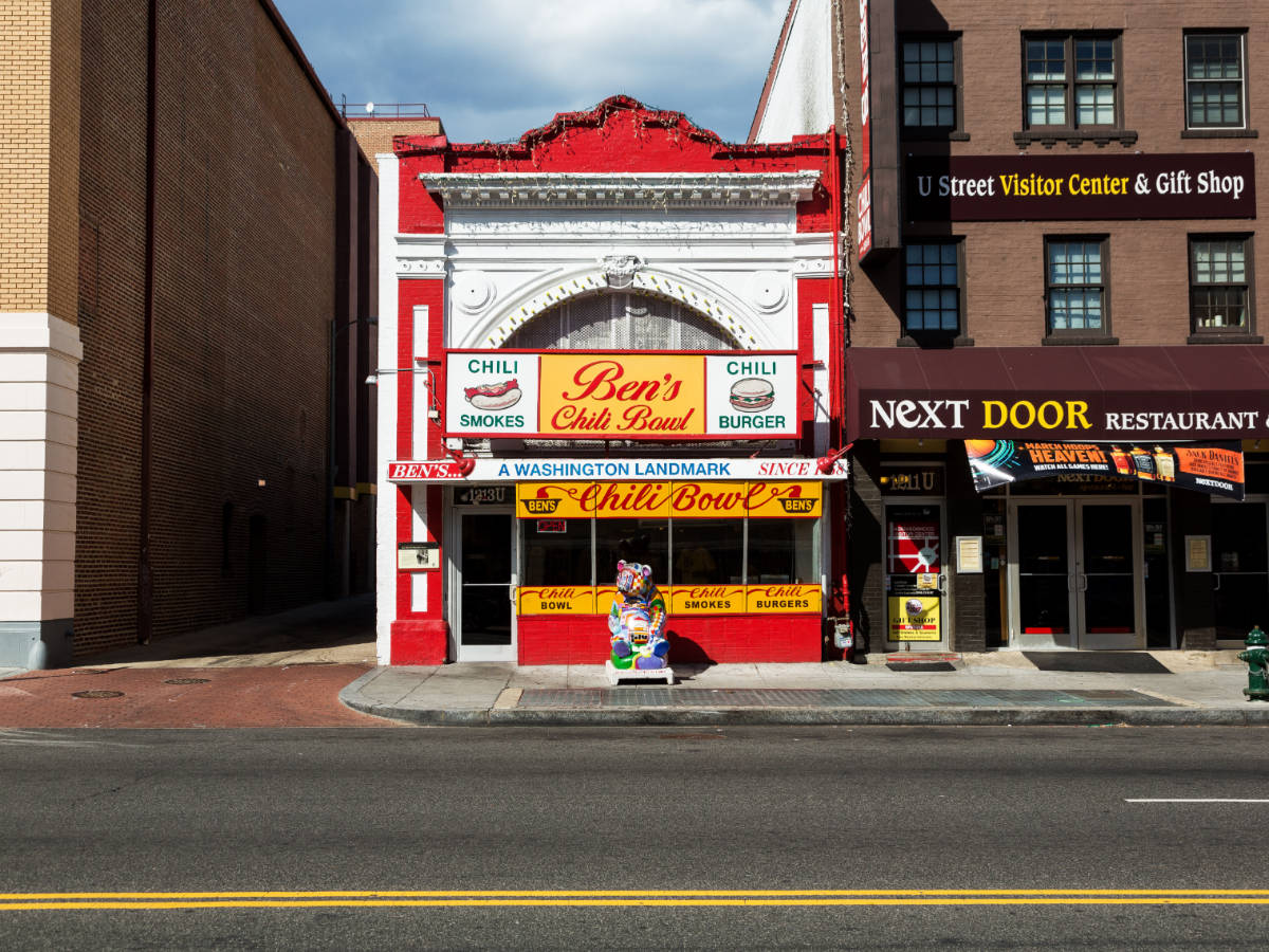 The Ben’s Chili Bowl building from the outside