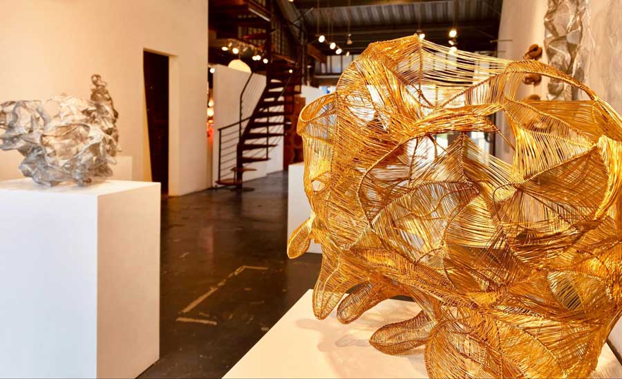 View of creative arts inside Bergamot Station