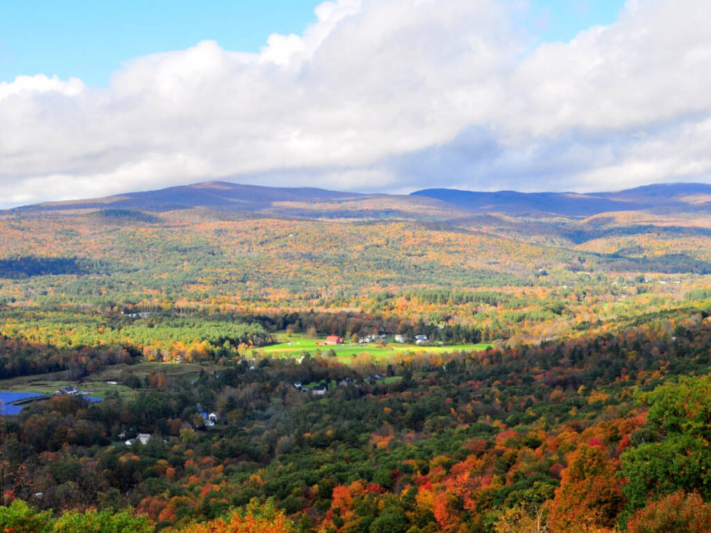 Scenic view of the Berkshire County