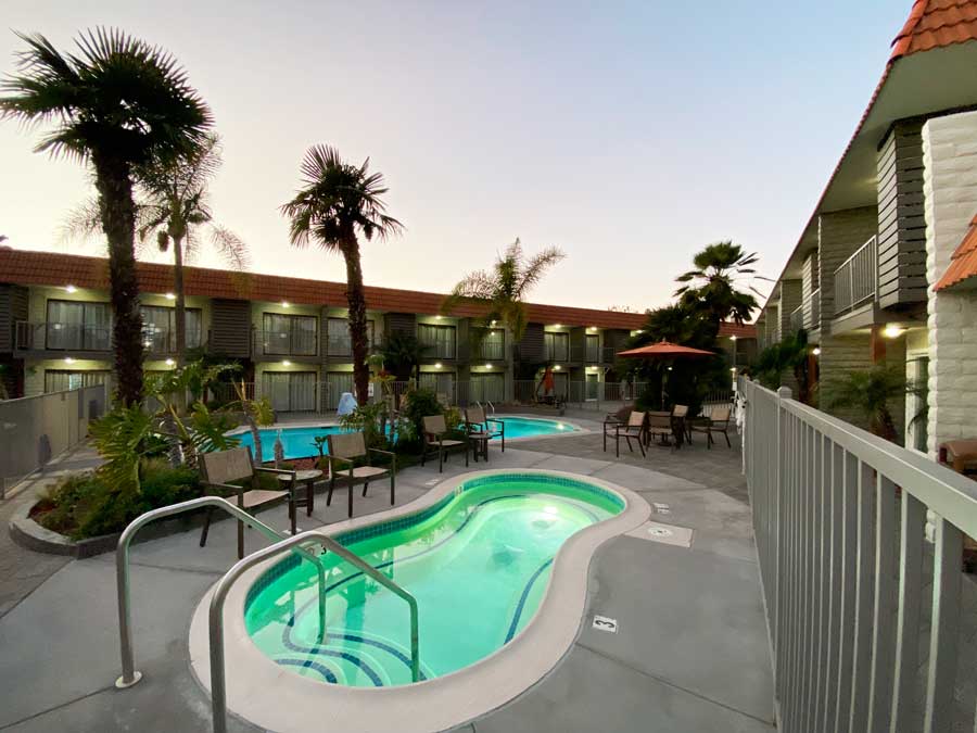 View of the pool area in Best Western Oceanside Inn