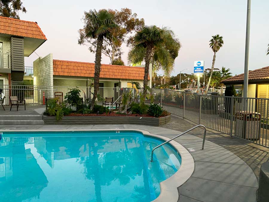 View of a pool in Best Western Oceanside Inn