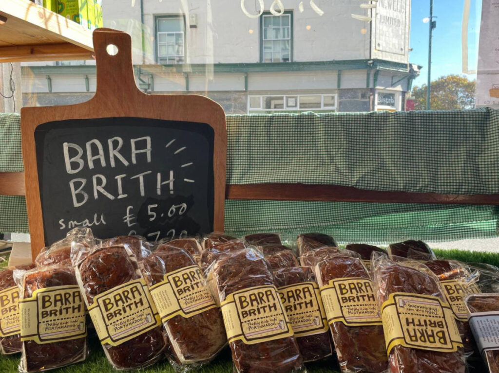 A Bara Brith displayed on the Big Rock Cafe