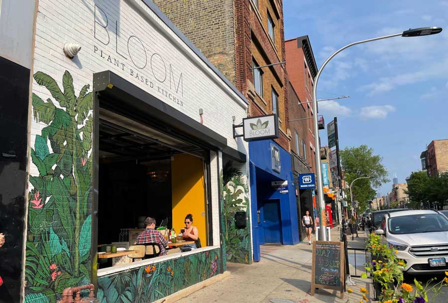 The Bloom Plant Based Kitchen from the outside