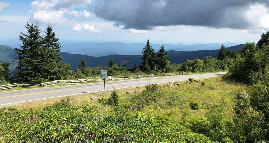 Scenic view from Blue Ridge Parkway
