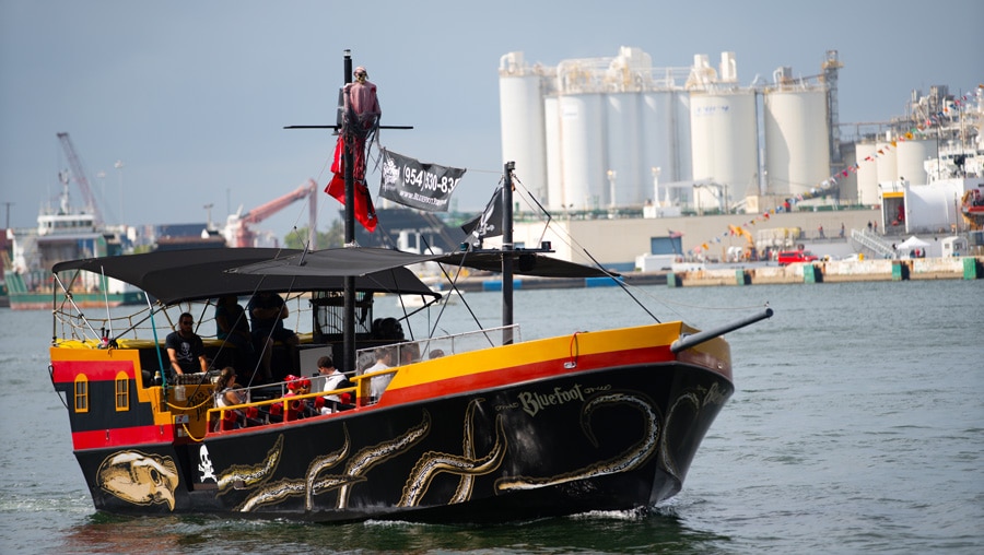 View of pirate boat tour, one of the best Fort Lauderdale activities for children