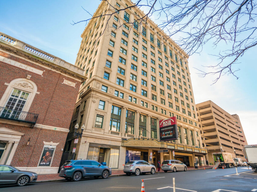 Exterior view of Boch Center's Wang Theatre