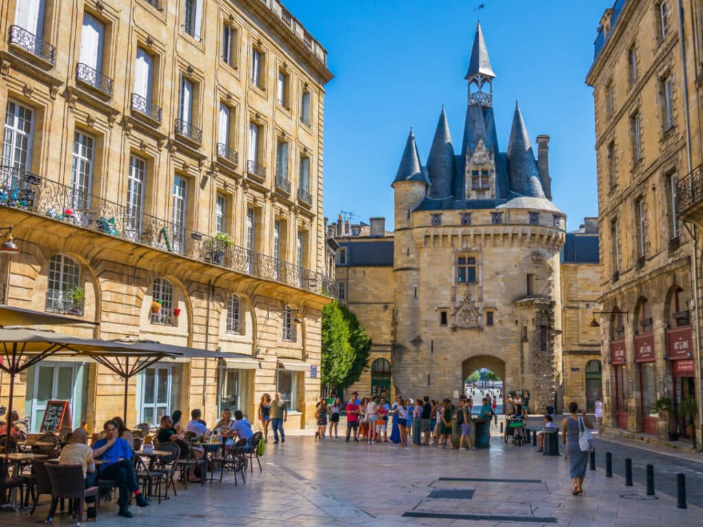 View of architectures in Bordeaux