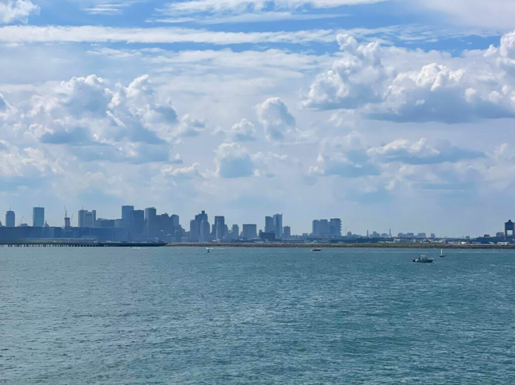 Views of Boston from Deer Island