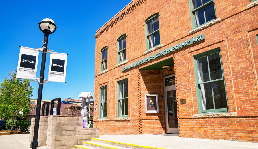 View of the Boulder Museum of Contemporary Arts exterior